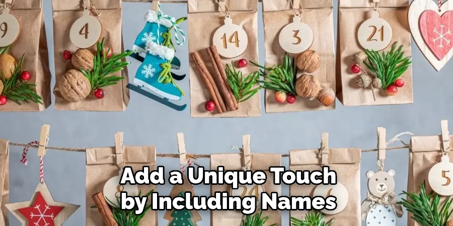 Add a Unique Touch by Including Names