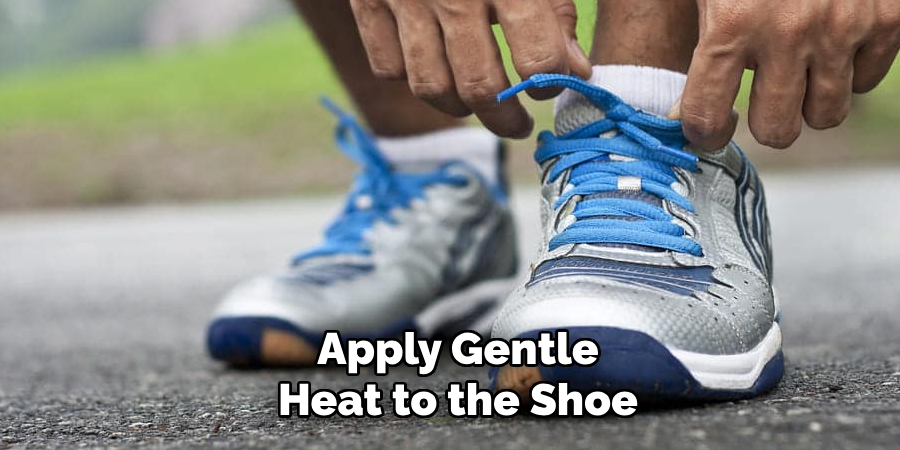 Apply Gentle Heat to the Shoe