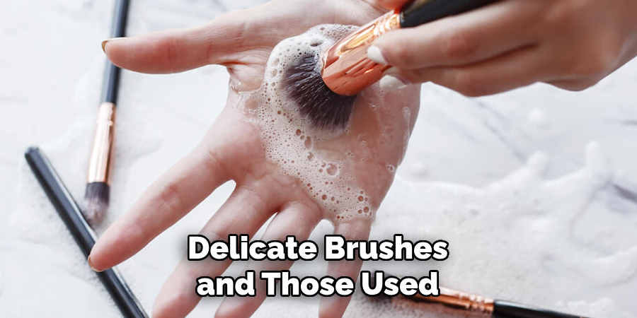 Delicate Brushes and Those Used