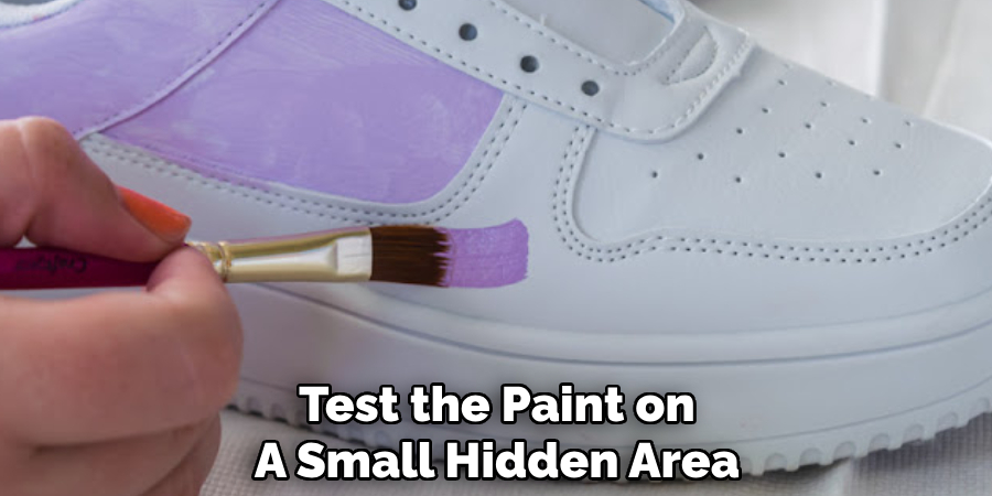 Test the Paint on
A Small Hidden Area