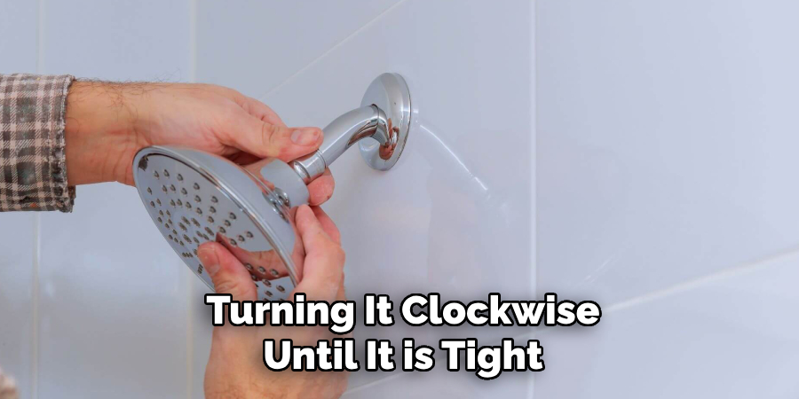 Turning It Clockwise
Until It is Tight