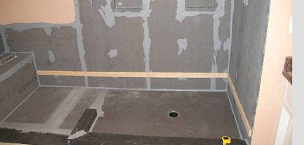 How to Install Shower Base on Wood Floor