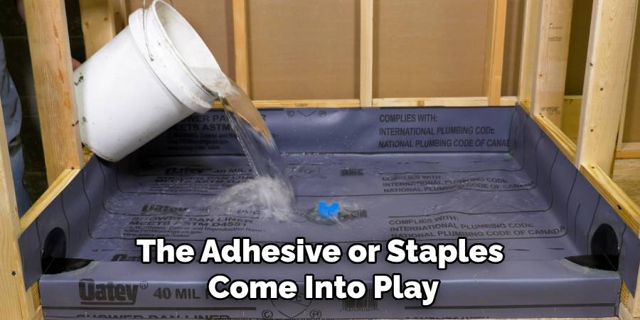 The Adhesive or Staples
Come Into Play
